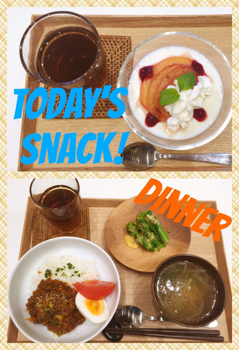 3.9 Wed. Snacks&Dinner for Today