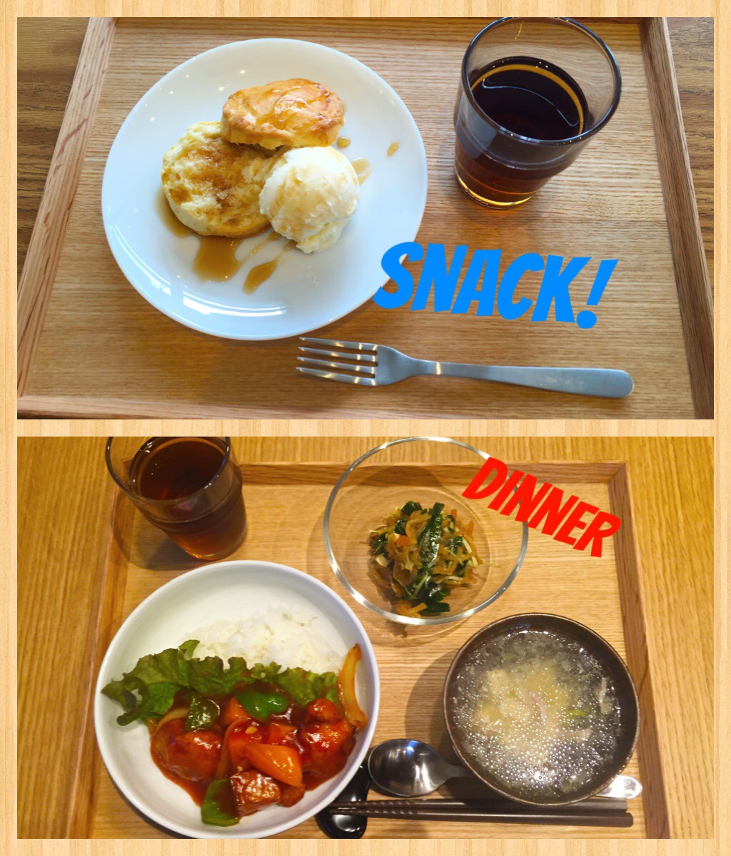 4/13 Wed. スコーンとアイスの相性ばっちり