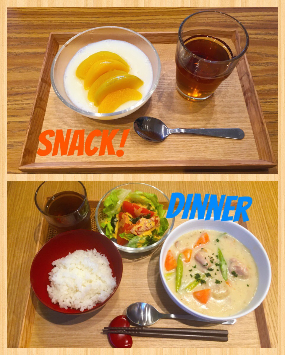 4/18 Mon. KPのホワイトシチューは気に入ってくれたかな？