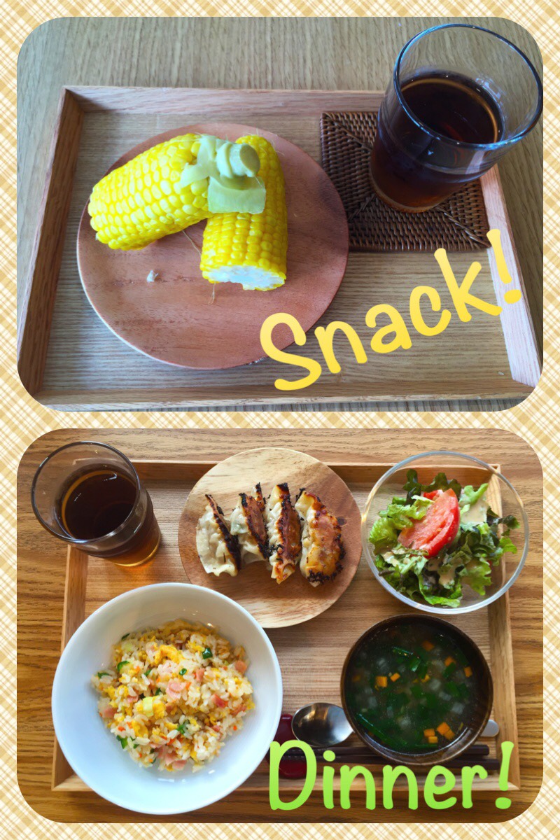 7/6 Wed. 大好きなご飯で夕食を