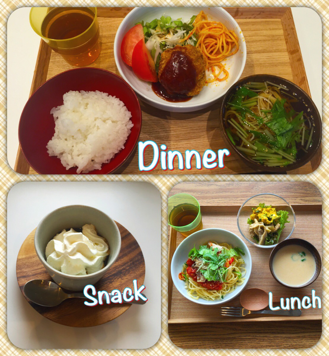 8/10 Wed.トマト、、、パスタならたべれるんだよね〜。