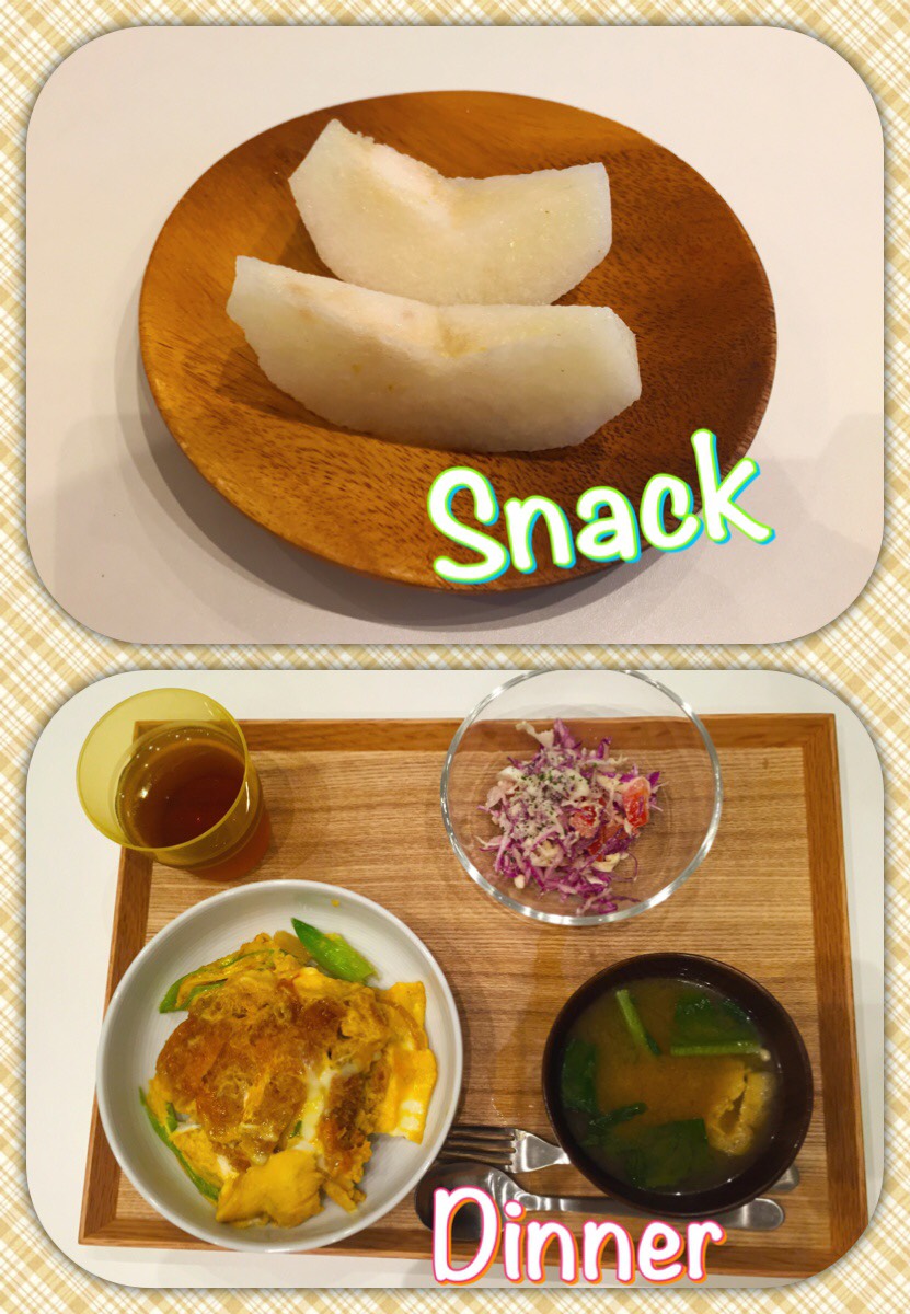 9/28 Wed.あま〜く、みずみずしい梨。先生にも人気。