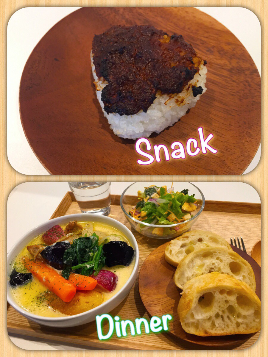 11/24 Thu.今日はホワイトシチュー　雪だったからね！