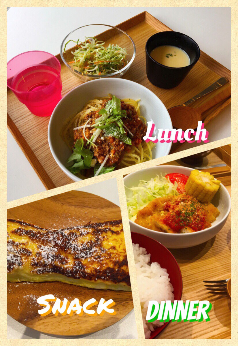 8/7 Mon.今日もたくさん食べました。