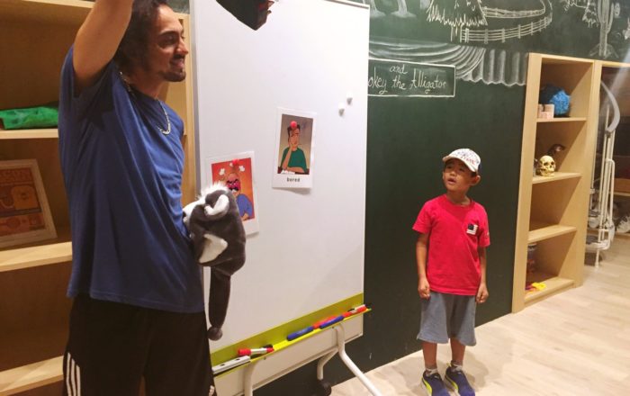 ワニとわんこのストーリー。