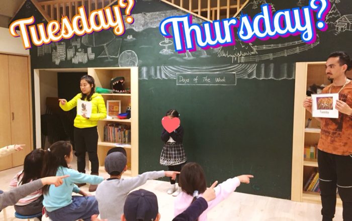 曜日のストーリーを少しづつ練習しよう!