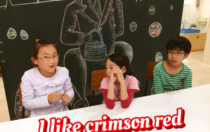 Q &Aの時間は”色”の話になりました。