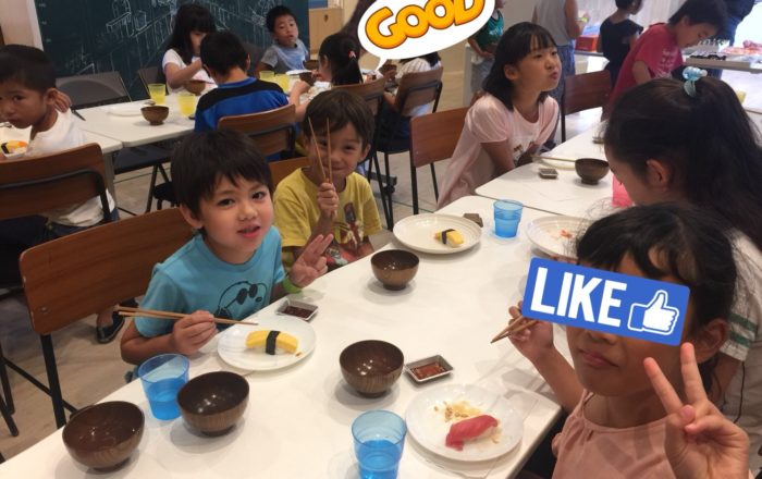 寿司デー!!お腹いっぱい食べてね!