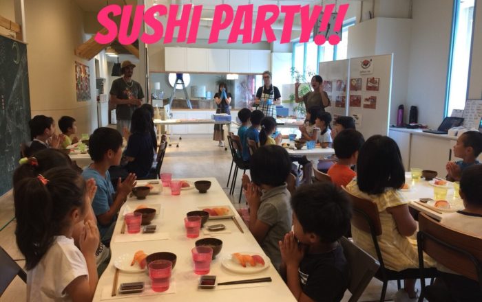 この夏最後の寿司パーティー!!!
