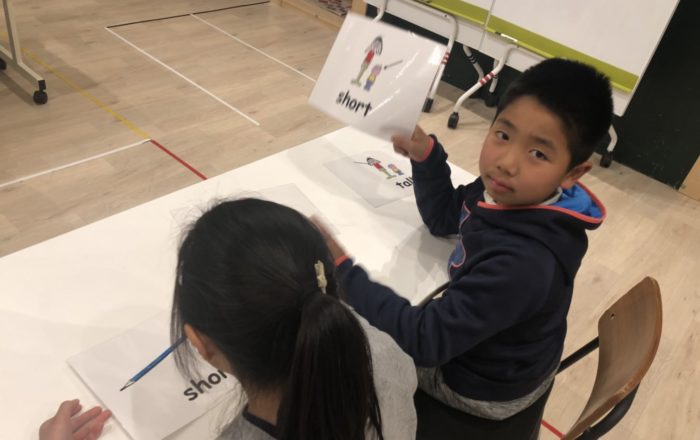 ナイトコースは比較表現に挑戦。