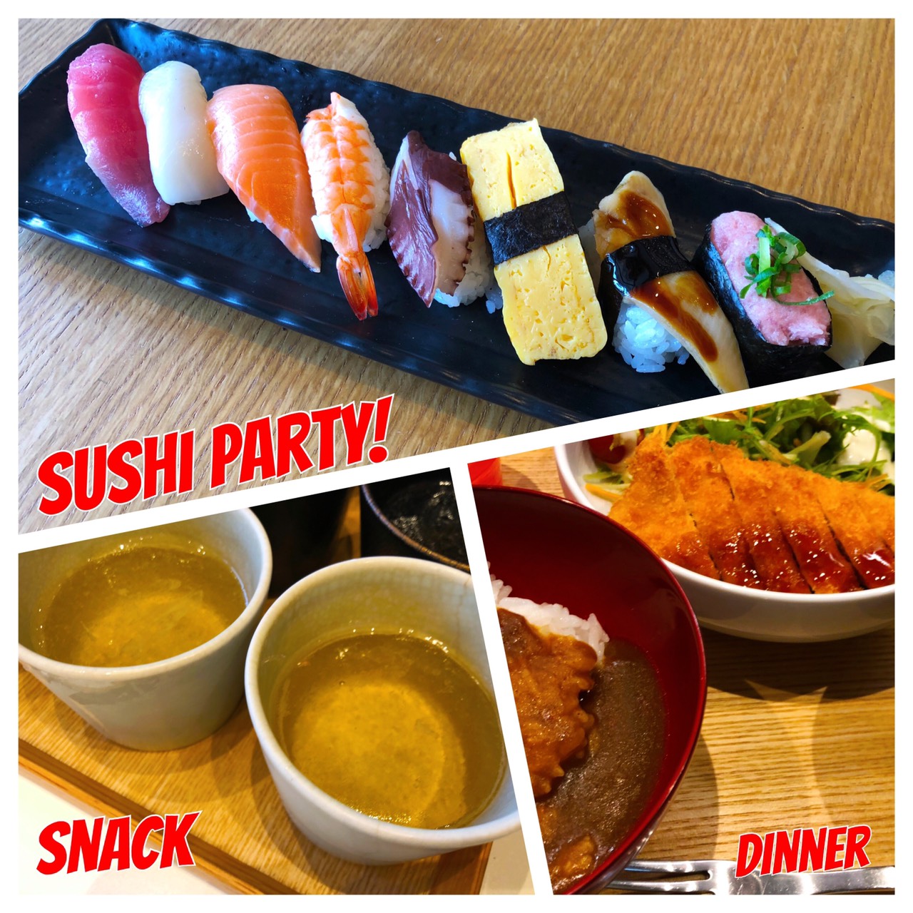 Mar. 28th Thu.お寿司の食べ放題！