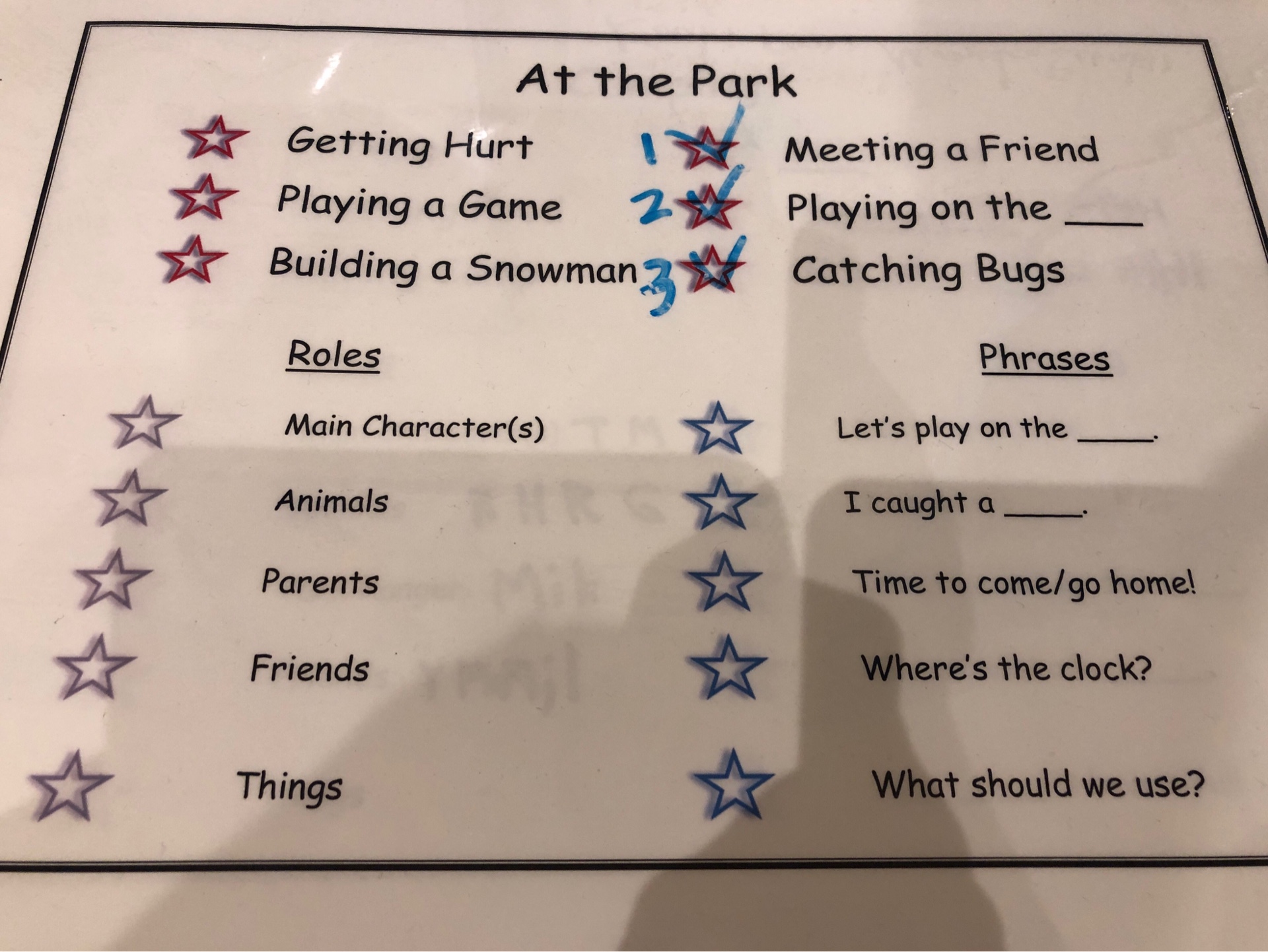 テーマは”At the Park”