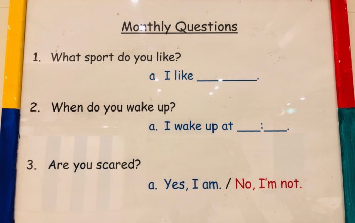 繰り返し練習　Q and A