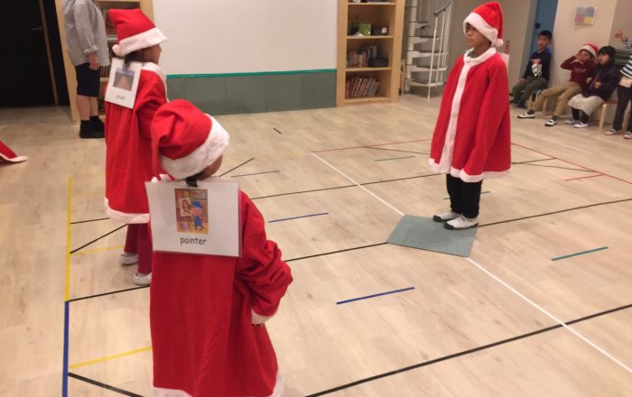 絵かきは何を描いたの？