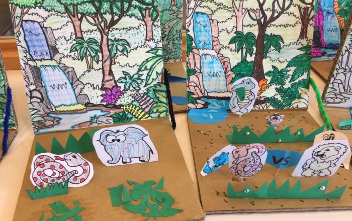 いろいろな動物が住んでいるね