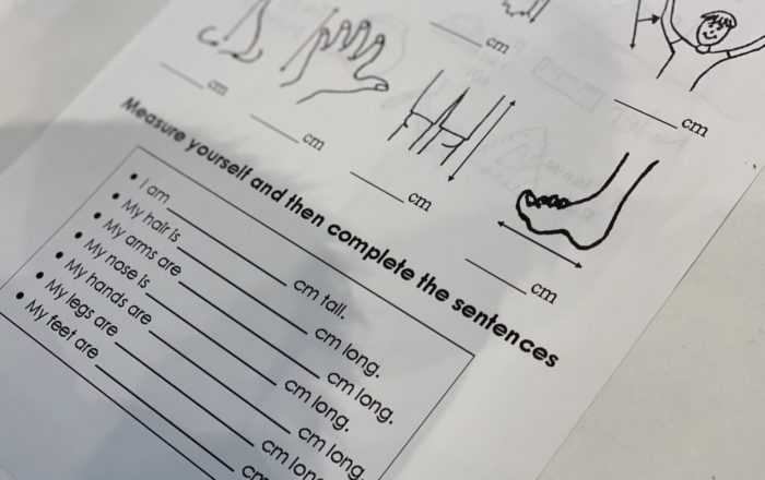 体を計測してみよう。