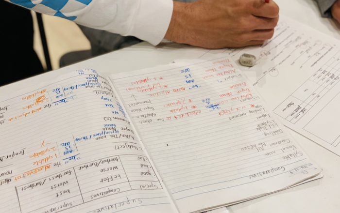 水曜日のナイトクラス(Intermediate:中級クラス)の様子