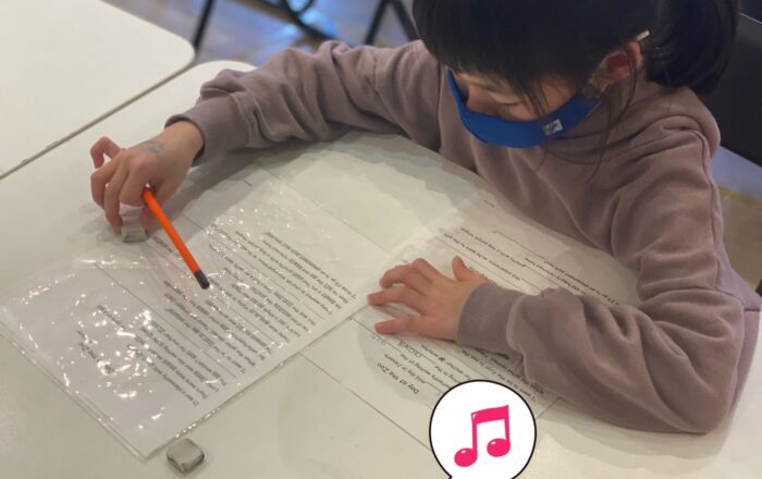 ライティングをしながらストーリーの復習です