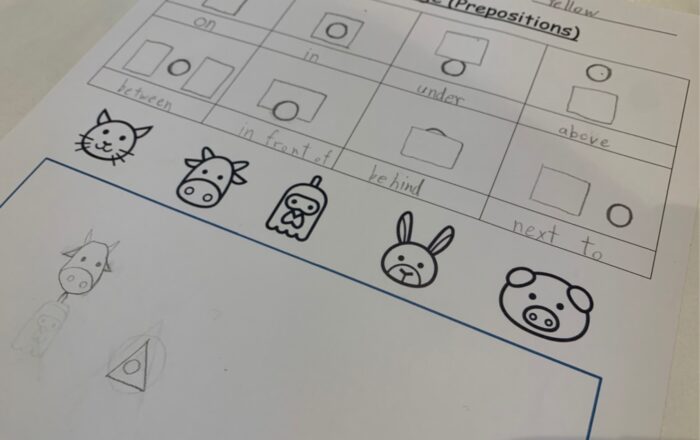 Prepositions of place