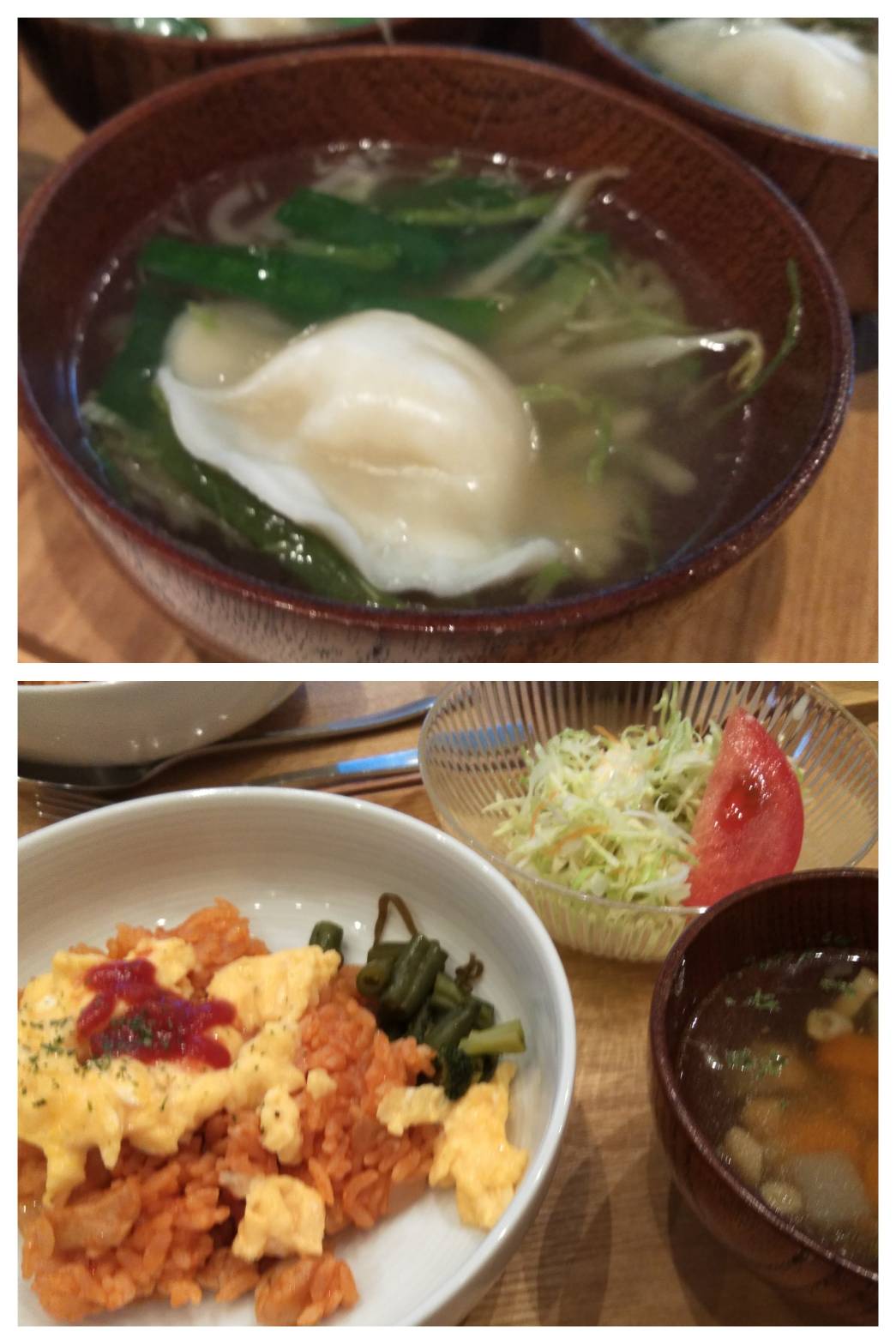 June 6th Mon.餃子スープ
