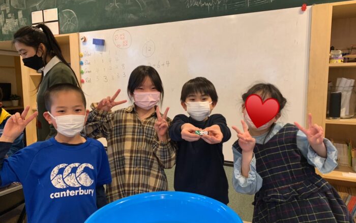 今週のワークショップは算数です