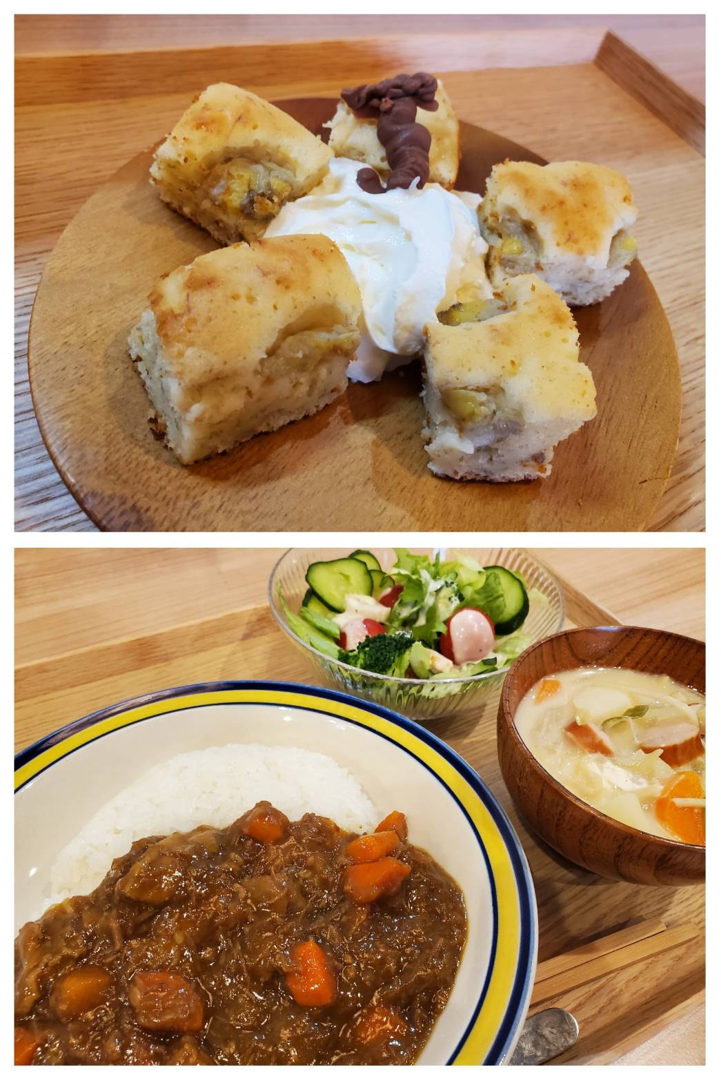 【都筑校】バナナケーキでほっぺた落ちそう！