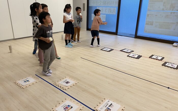 【都筑校】英単語ジャンプゲームでジャンプ！