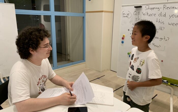 【青葉校】２つのスピーキングクラスで来週のテストの復習をしました