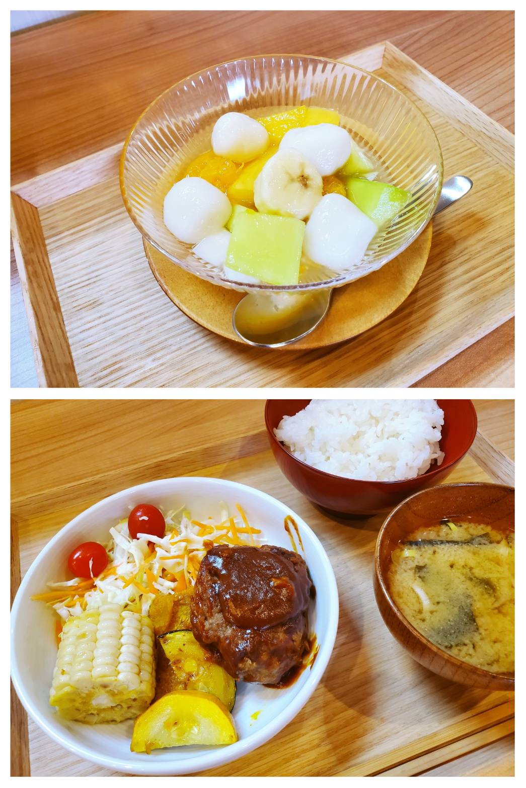 【都筑校】白玉ころころ、ハンバーグの日！