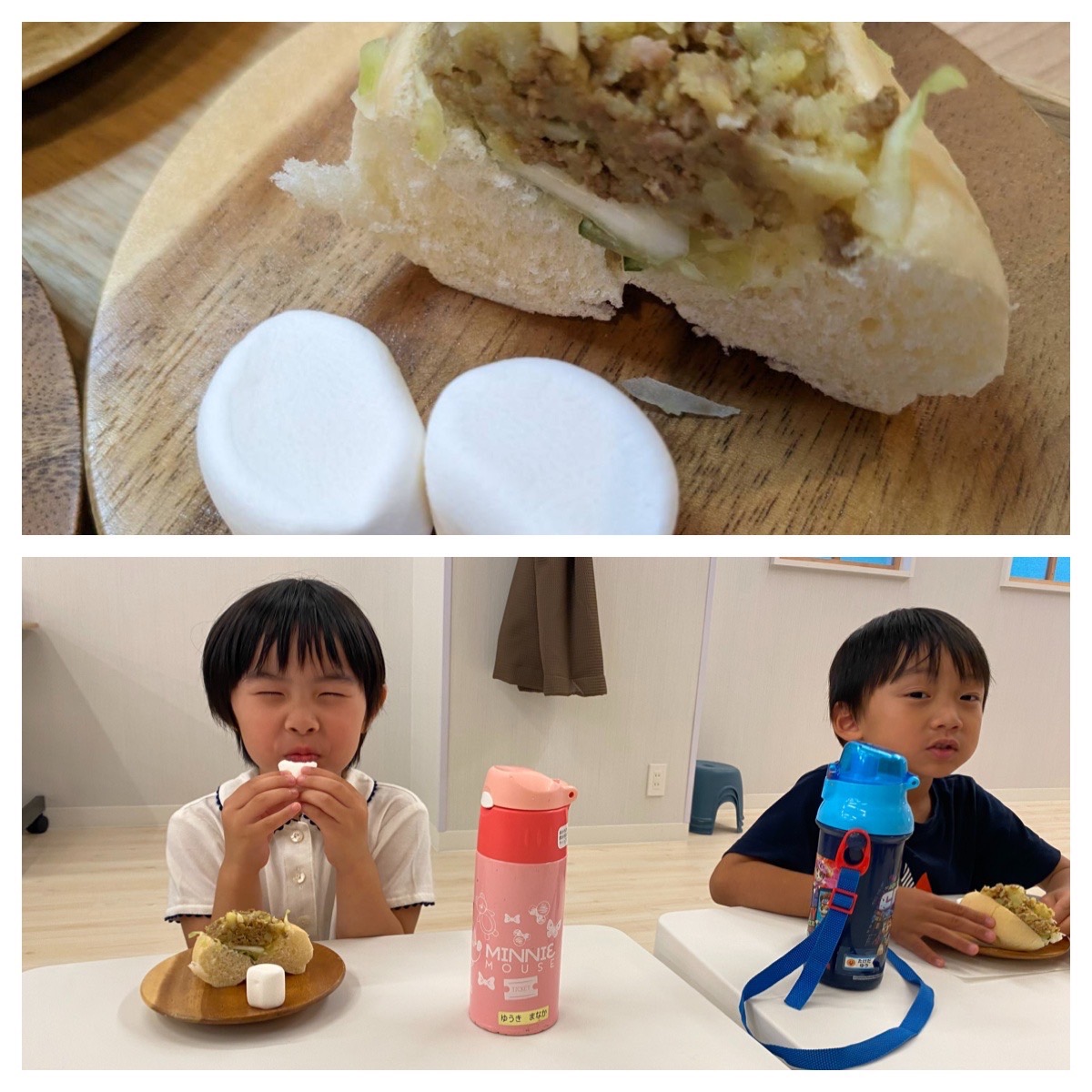 【都筑校】サンドイッチとマシュマロ～！