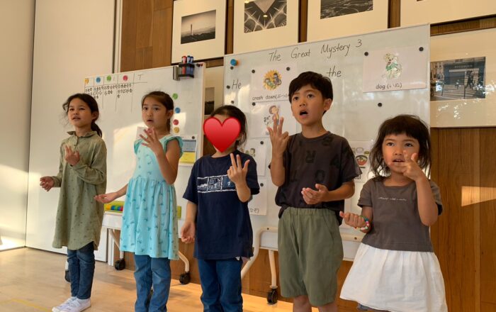 【青葉校】毎日ストーリーの練習と発表をしています！