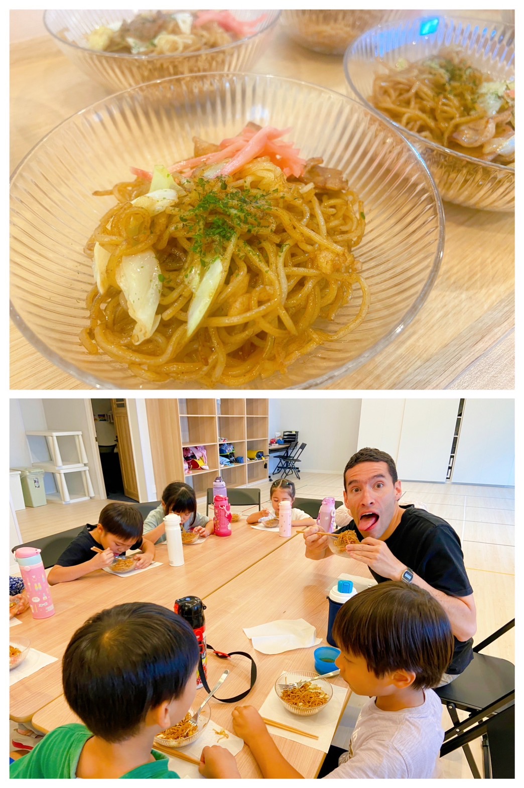 【都筑校】焼きそば生姜入りにトライ