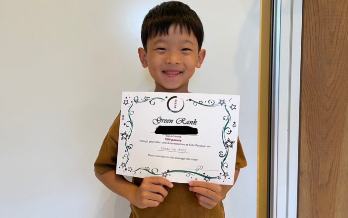 【青葉校】ランクアップした生徒さんの表彰式がありました♪