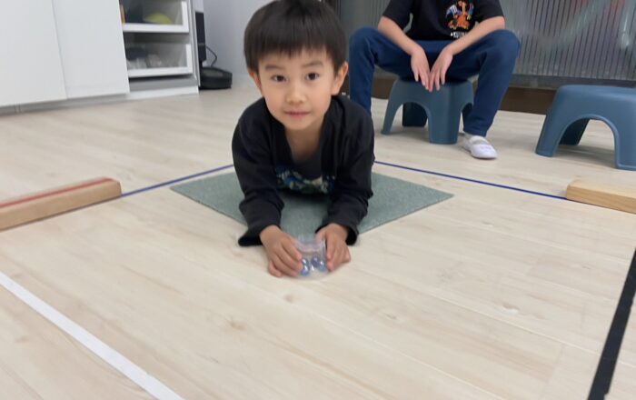 【都筑校】カップスライドゲーム!