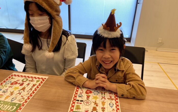 【都筑校】クリスマスビンゴ!