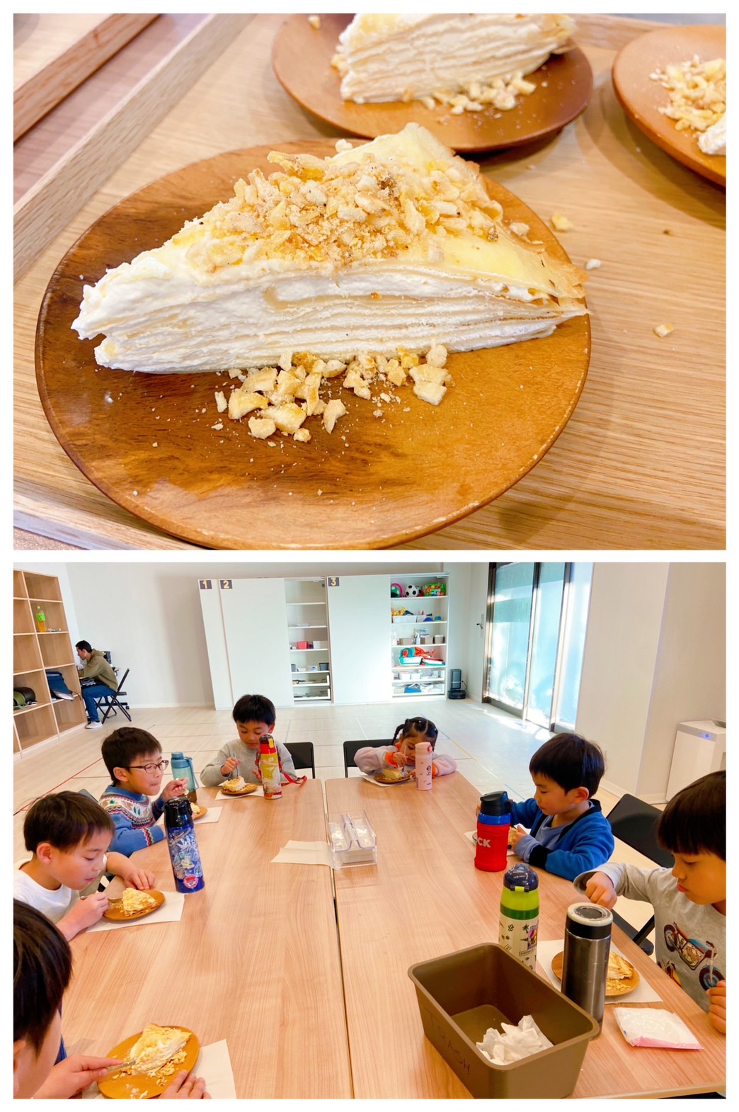 【都筑校】ミルクレープ！？