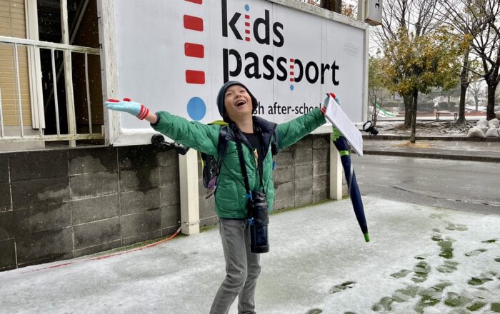 【青葉校】I was waiting for snow!（雪が降るのを待ってたんだ！）