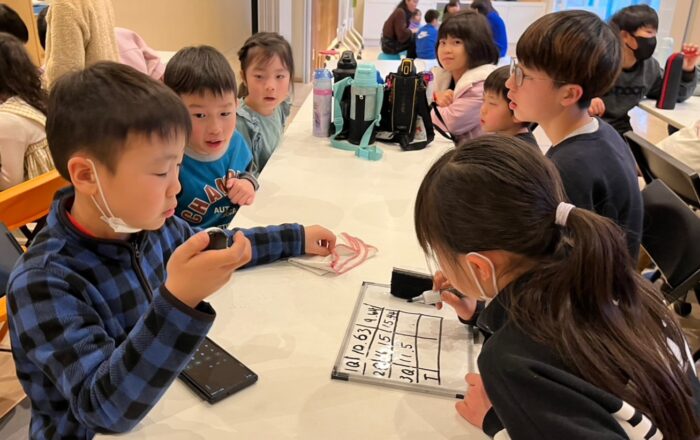【青葉校】Q&Aタイム、みんなで目標に達成すると外に行く約束をしています!