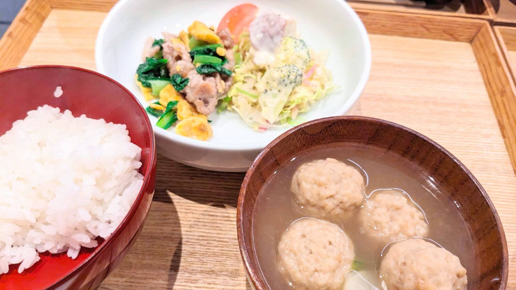 【青葉校】まんぷく豚卵小松菜