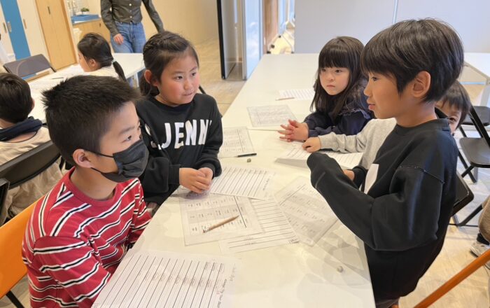 【青葉校】ワークショップタイムは読み書きの練習をしました！