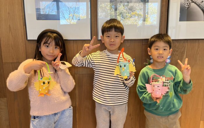 【青葉校】ひよことバスケット、クラフトデイを楽しみました🐣