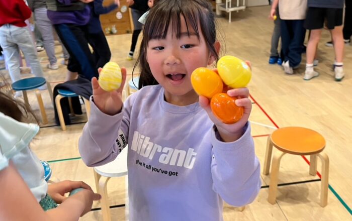 【青葉校】外は春の嵐…教室でEgg Day(エッグデイ)を楽しみました♪