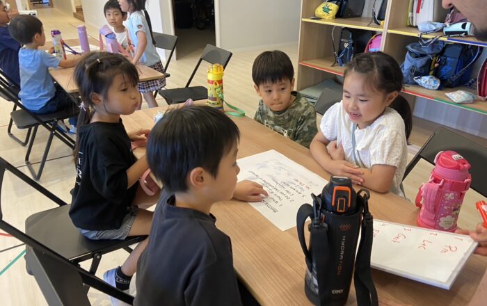 【都筑校】スナックの前後にQ&Aをしています！