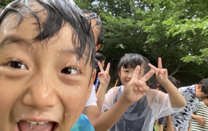 【都筑校】今日は水を使って大戦争だー！