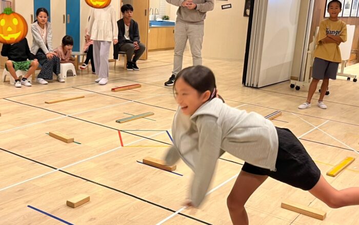 【青葉校】一番早く言って、バランス取ってのサバイバルゲーム☆