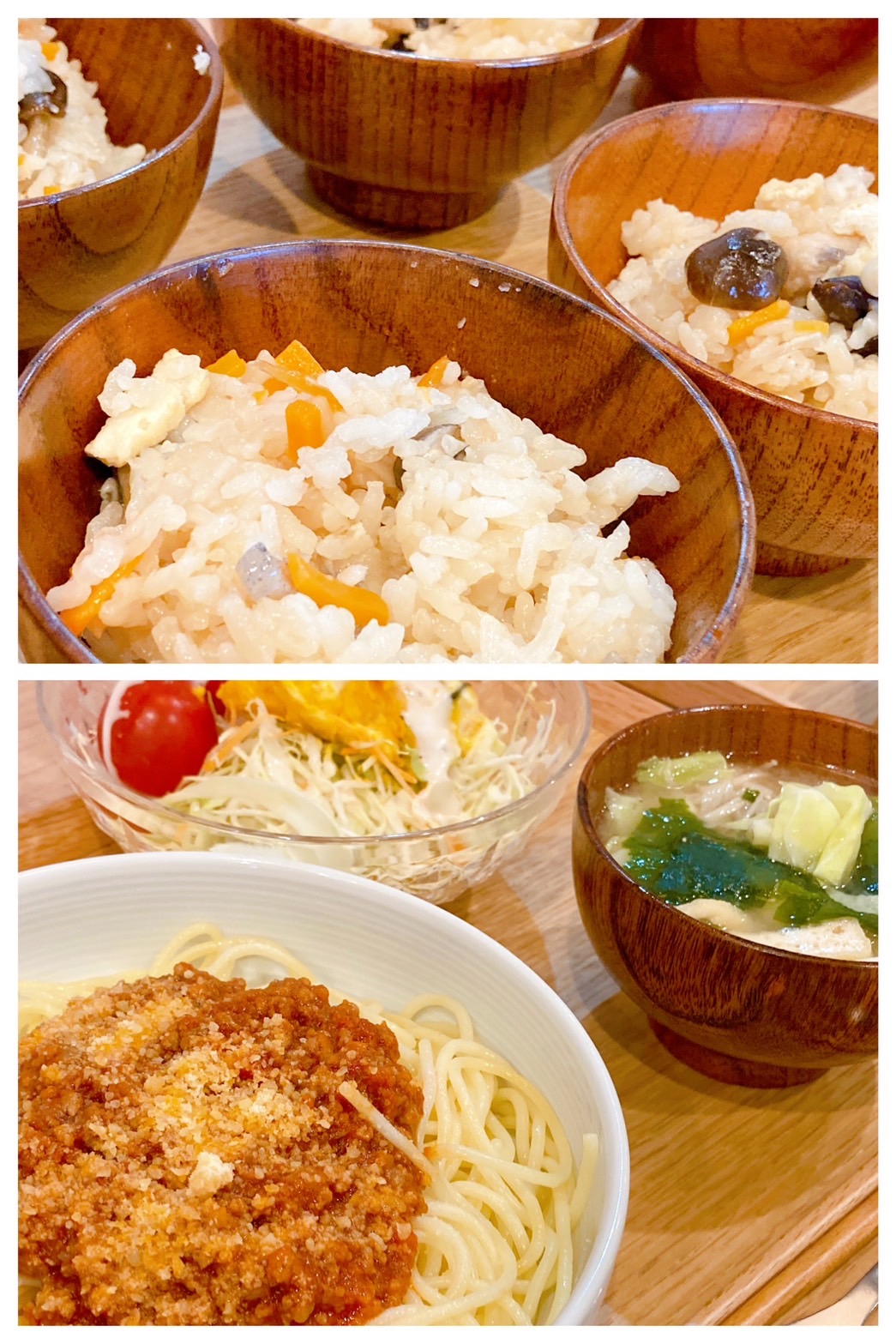 【都筑校】炊き込みご飯温まるわぁ～