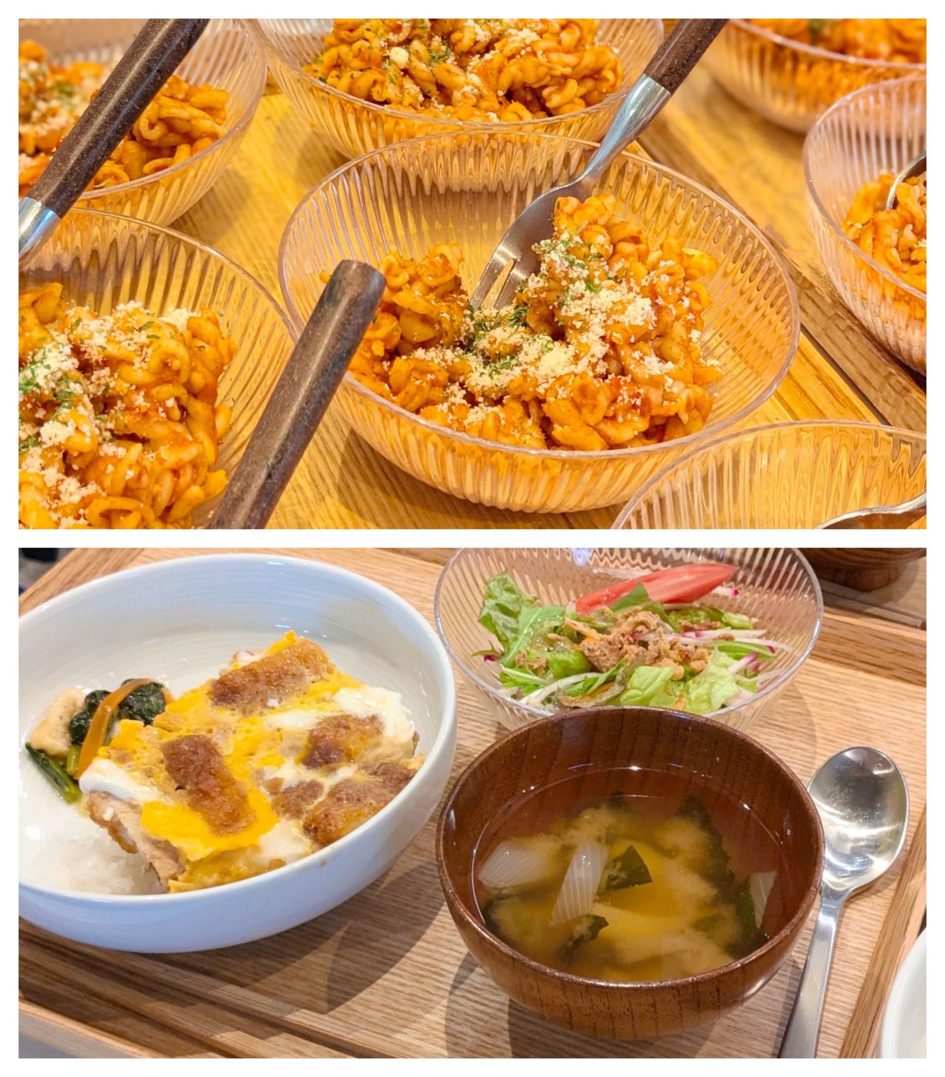 【青葉校】カツ丼を食べる