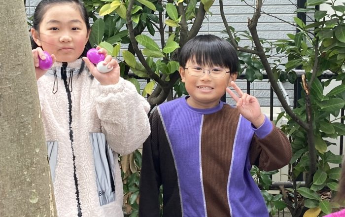 【都筑校】ミッション！卵を探せ！