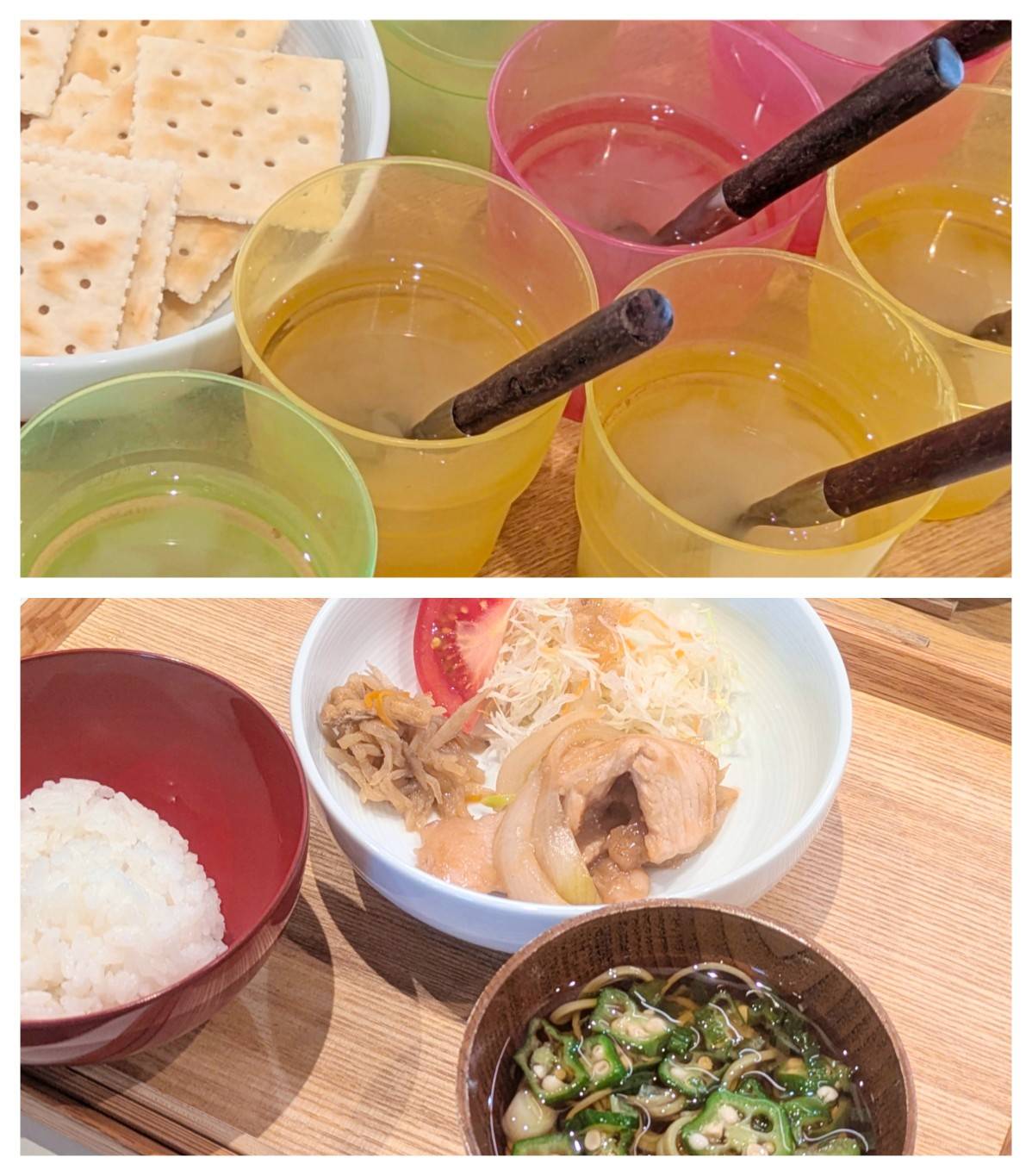 【青葉校】珍しい味のそばに興味津々の生徒たち