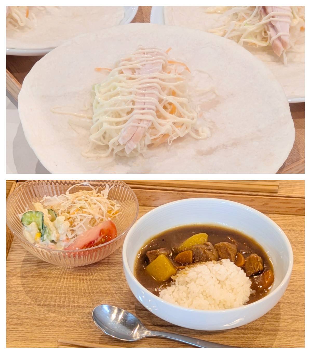 【青葉校】カレー(^▽^)/